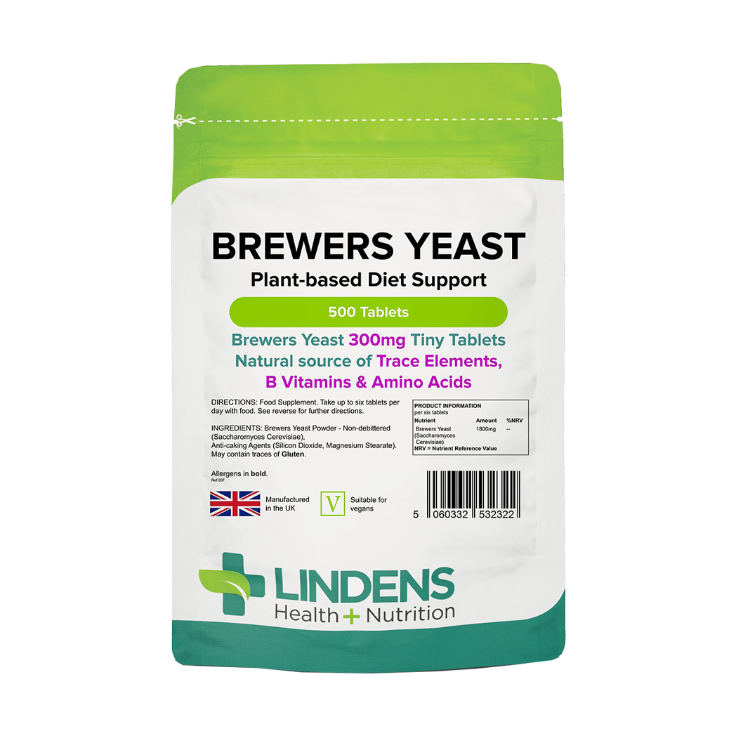 Linden's Brewer's Yeast Plant Dietary Support 300 mg 500 tablets