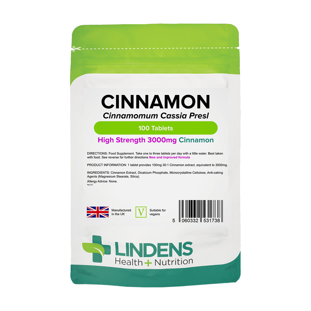 lindens cinnamon cinnamon 2000mg 100 tablets