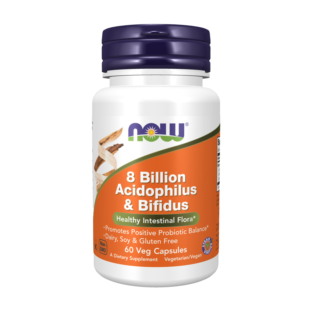 now foods 8 billion acidophilus bifidus 60 capsules 1