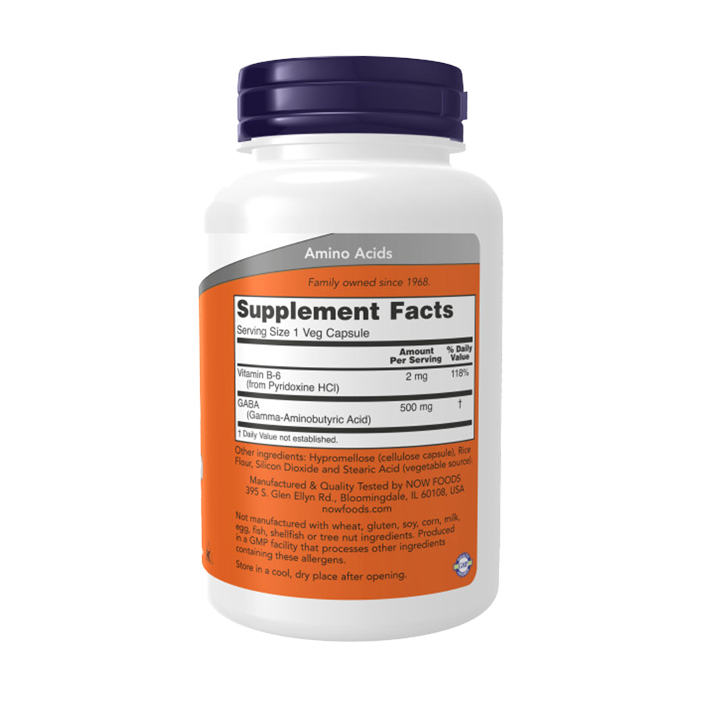now foods 500mg b 6 100 capsules back