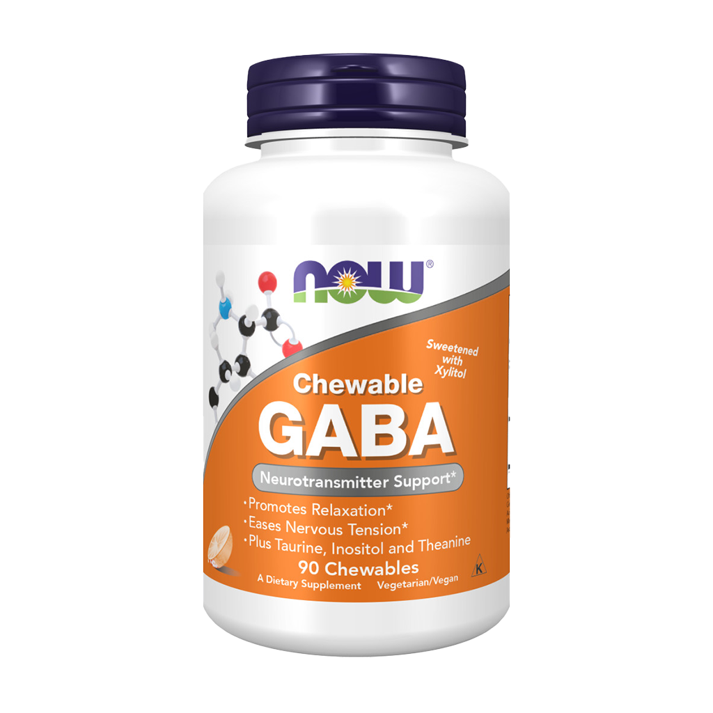 GABA (Gamma-Aminobutyrsyra) Apelsinsmak (90 tabletter)