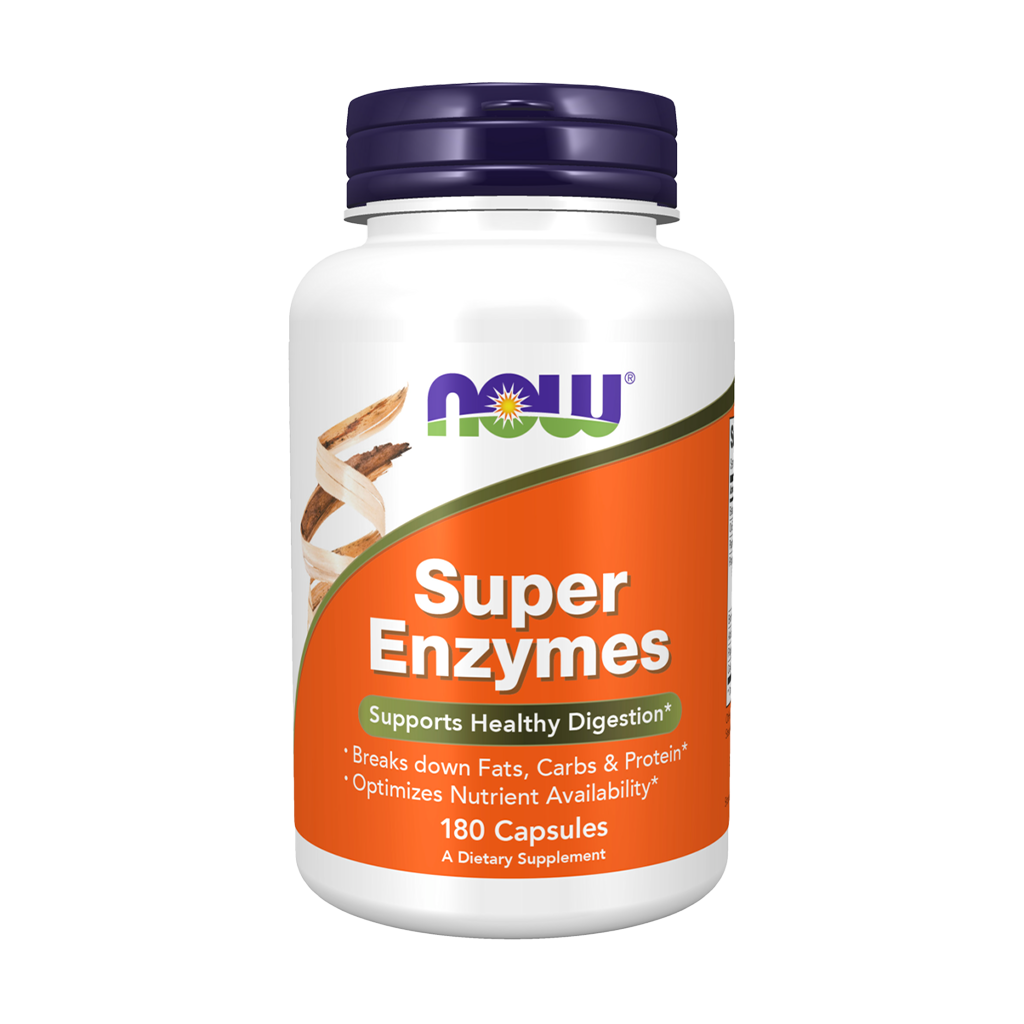 now foods super enzymen 180 capsules voor