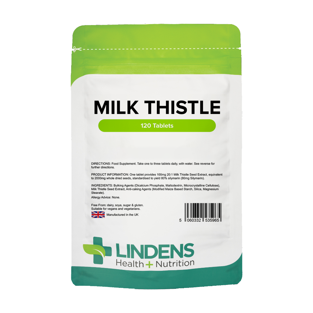 linden milk thistle 2000mg 120 tablets