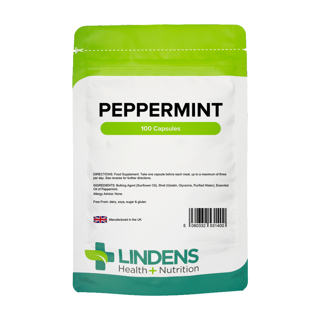 linden peppermint oil 50mg 100 capsules