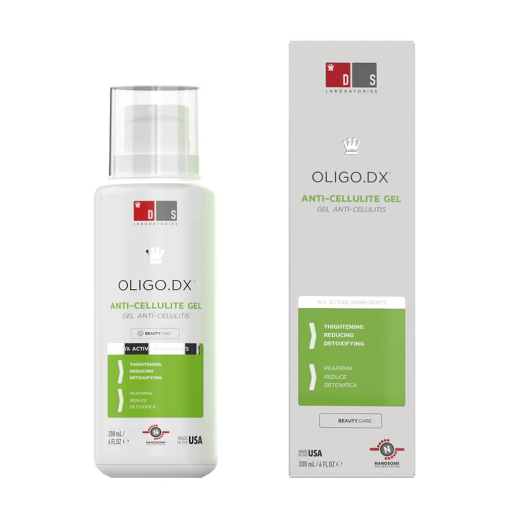 DS Laboratories Oligo DX gel against cellulite (200 ml.) Front cover