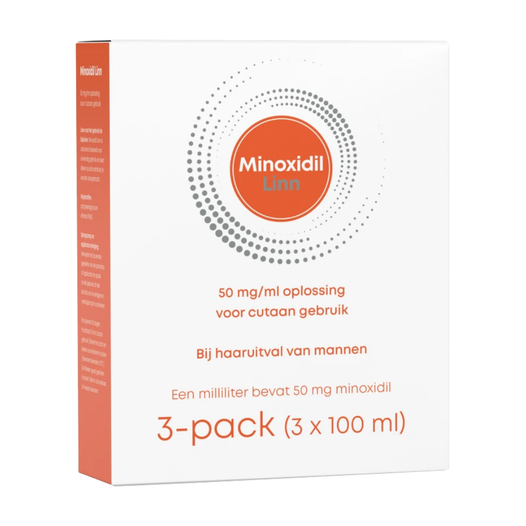 Minoxidil 5% (3x 100 ml.)
