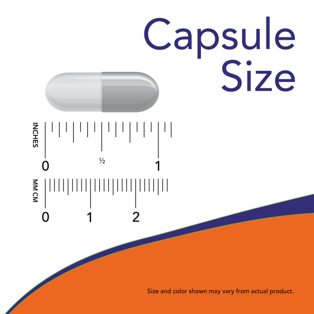 NOW Foods GABA 750 mg (100 vegetarian capsules) Size