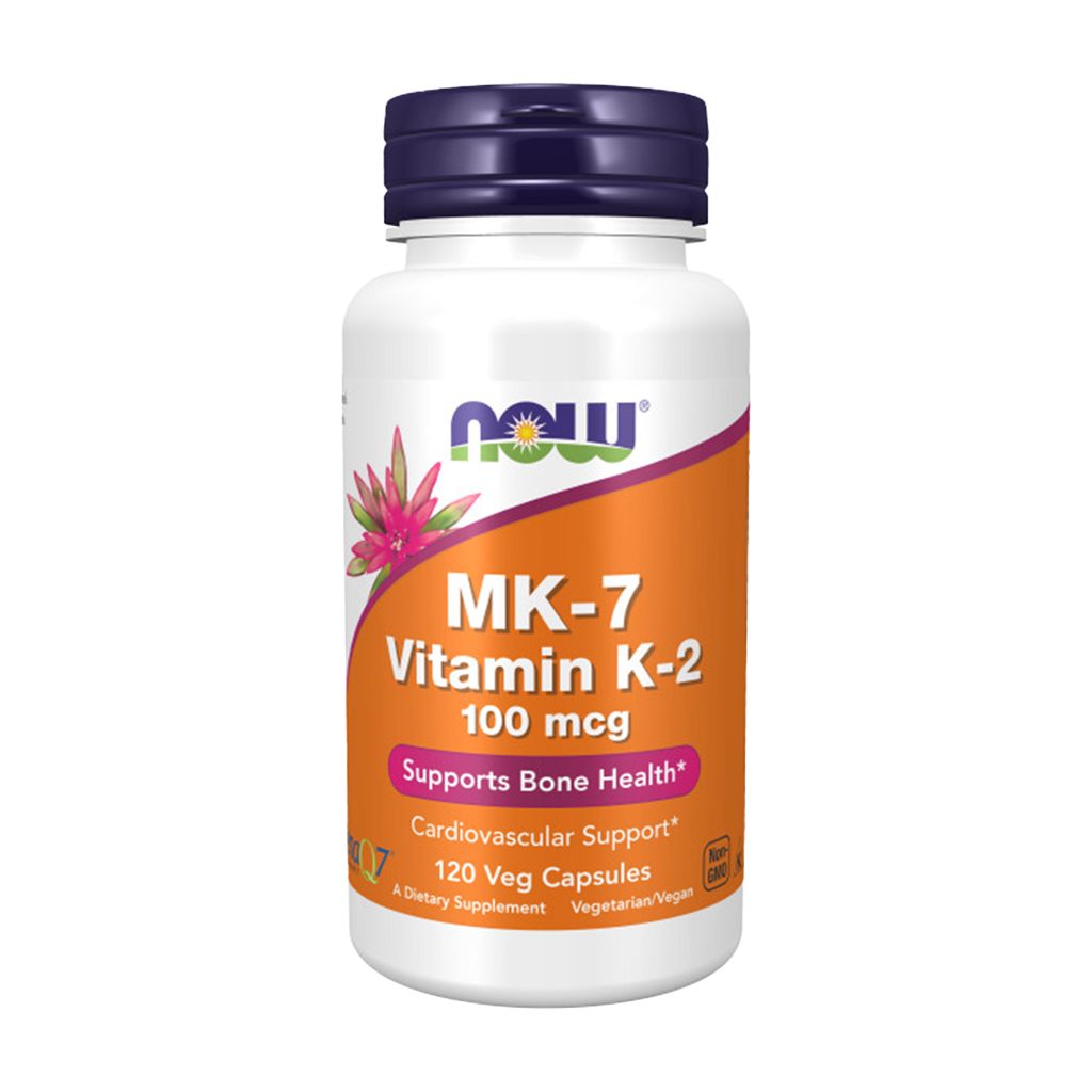 NOW Foods Vitamine K2 (MK7) 100 mcg capsules 120 Capsules