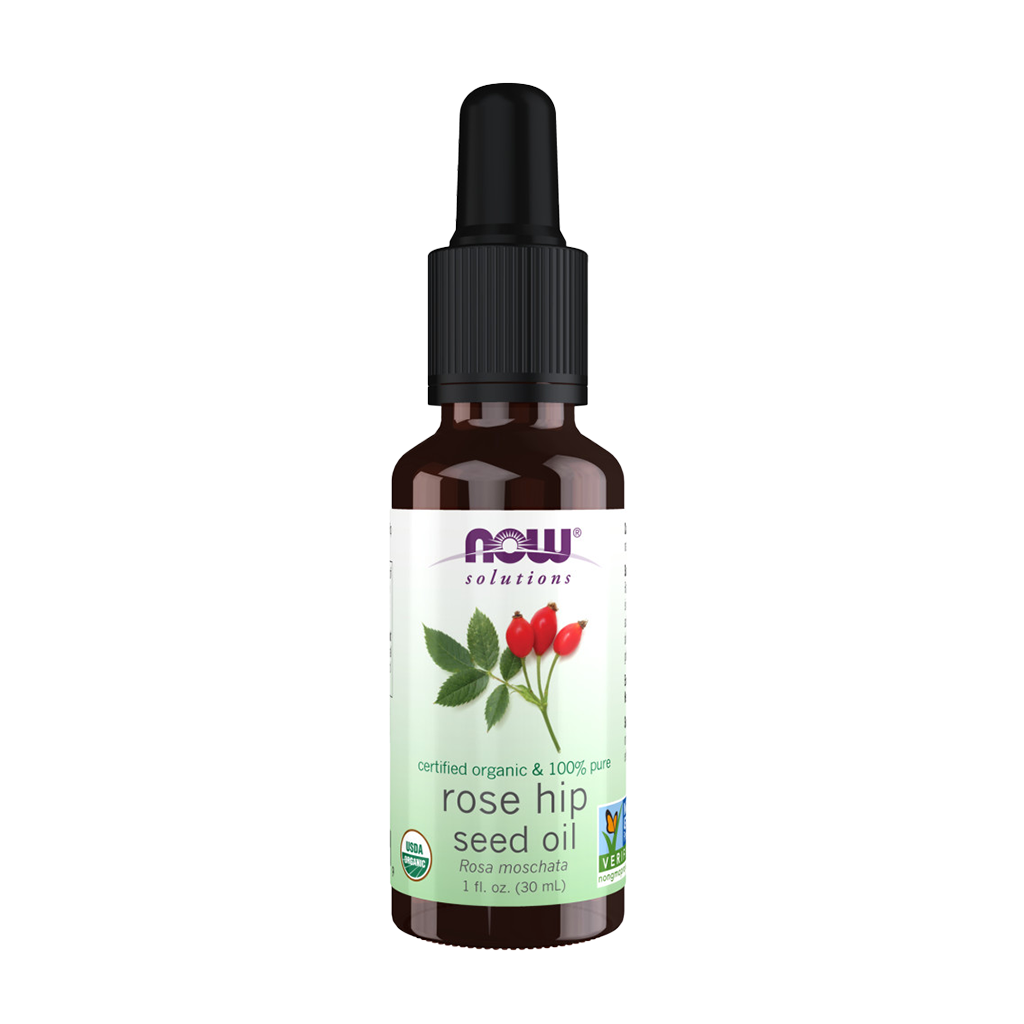 NOW Foods Organic Rosehip Seed Oil (30 ml.) Front cover