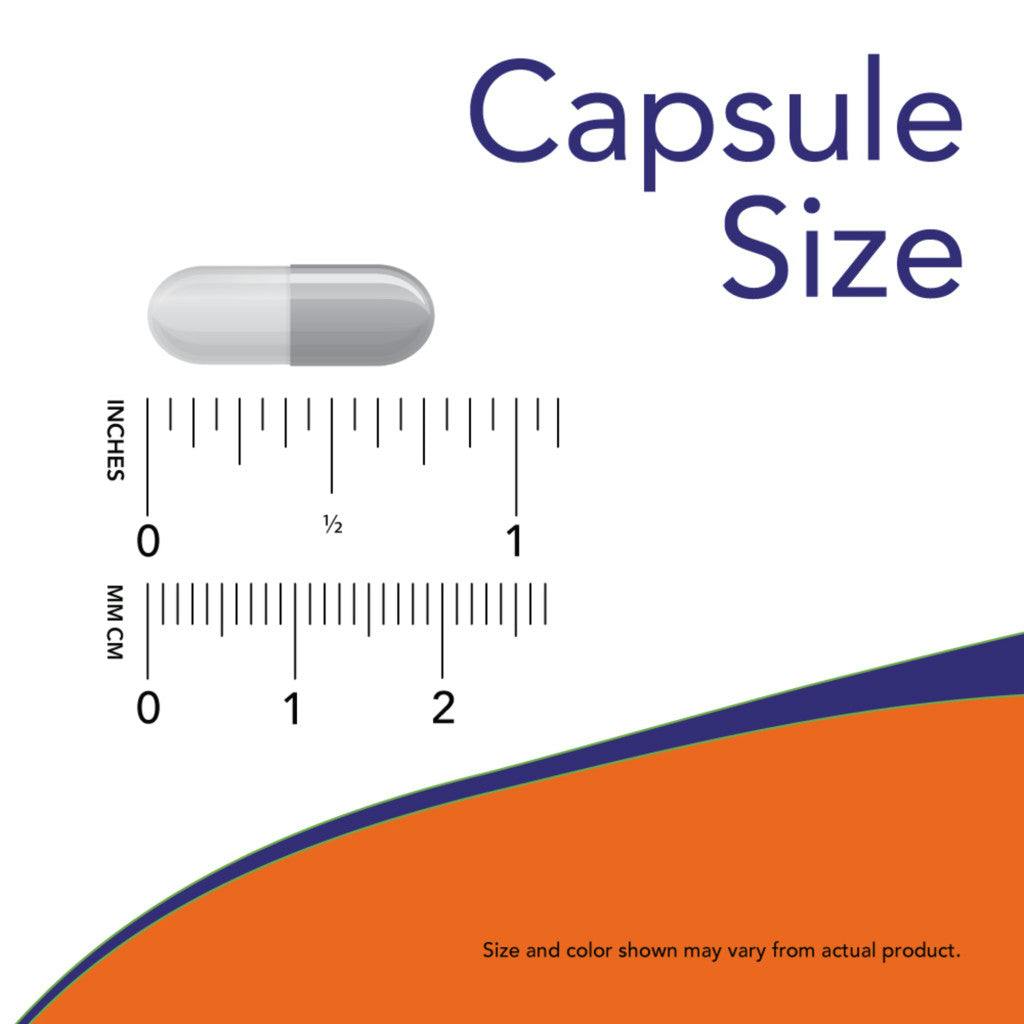 NOW Foods Selenium 200mcg capsule size
